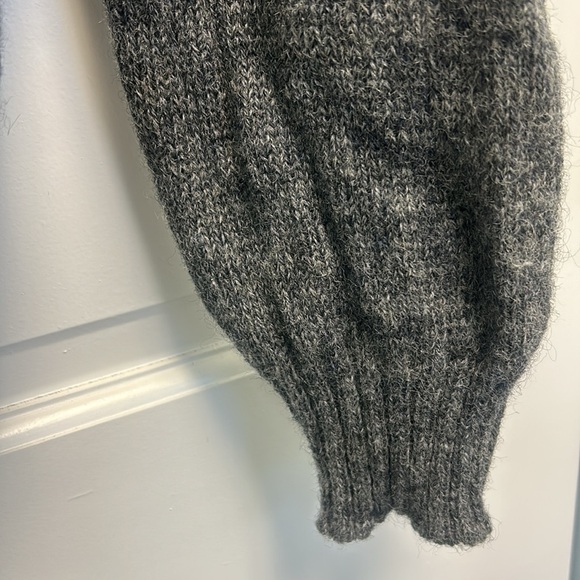 Vintage 1965 - 1975 Pendleton Men’s Pure Virgin Wool Gray Shetland Yarn Cardigan - Picture 8 of 10